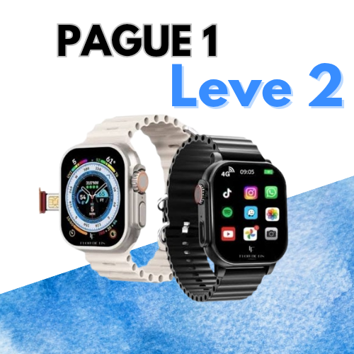 Smartwatch Horizon 4g - Aprova d'água - Pague um, leve dois