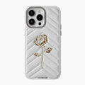 Capa RoseGold de Couro Para iPhone