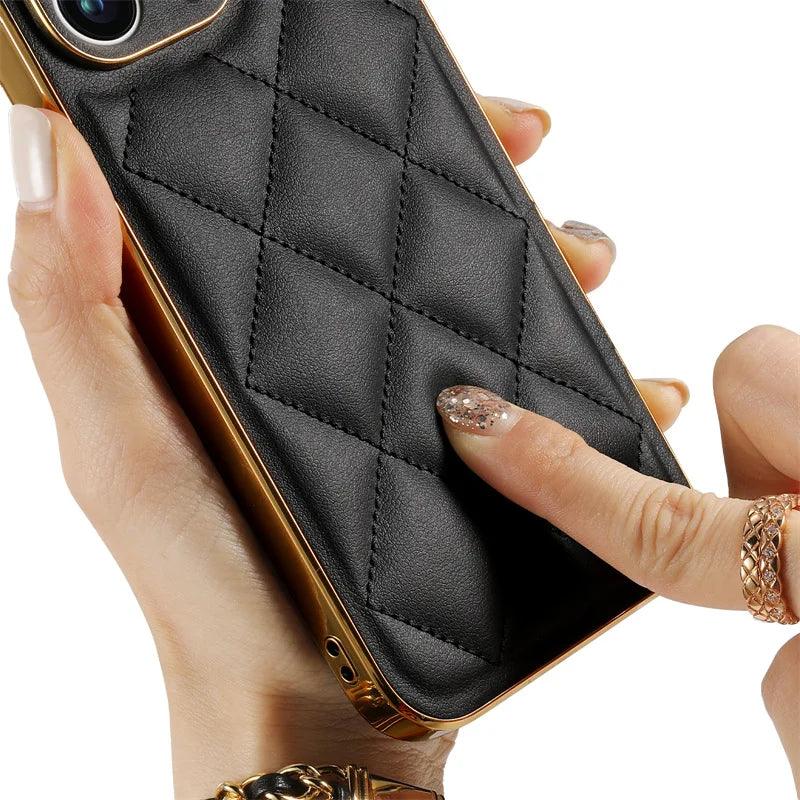 Capa PrestigeWrap de Couro Para iPhone